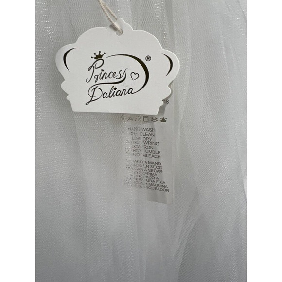 BHLDN Tillie Size 4 Tulle Floral Lace Girls Dress New - Picture 5 of 6